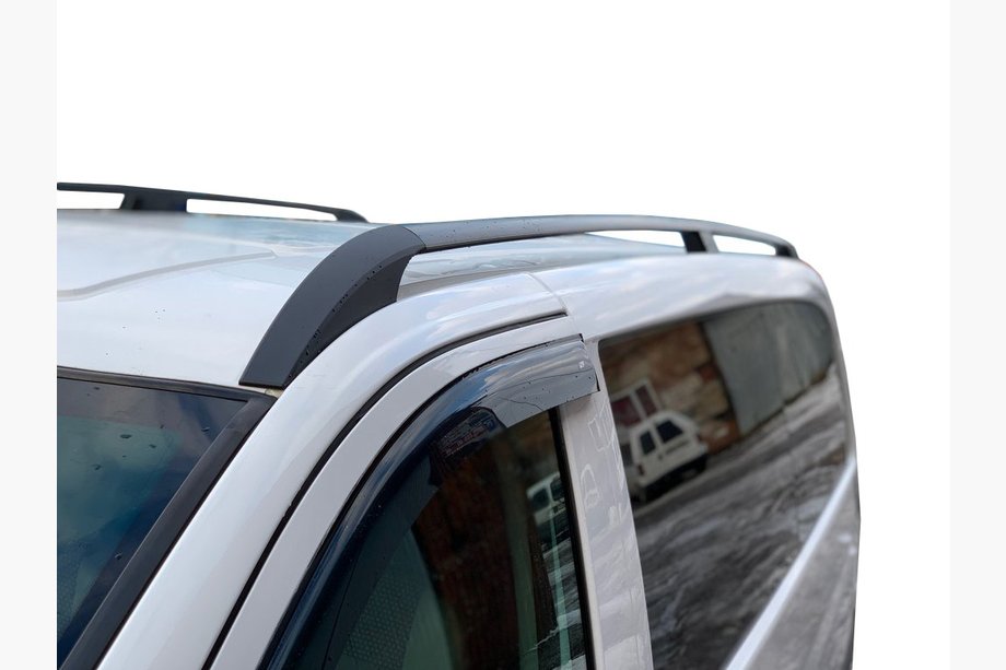 Mercedes Viano 2004-2014 Dachreling schwarz ELITE (Kunststofffuss) Kurzer Radstand (Compact) Image