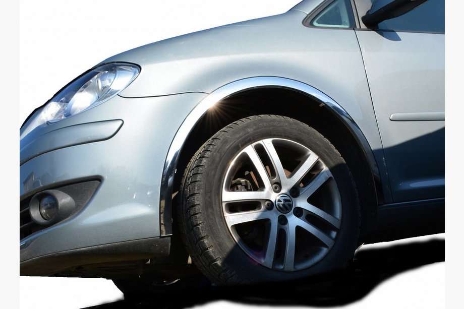 Volkswagen Touran 2003-2010 Radlaufverkleidungen (4 Stk, Edelstahl) 2006-2010 Image