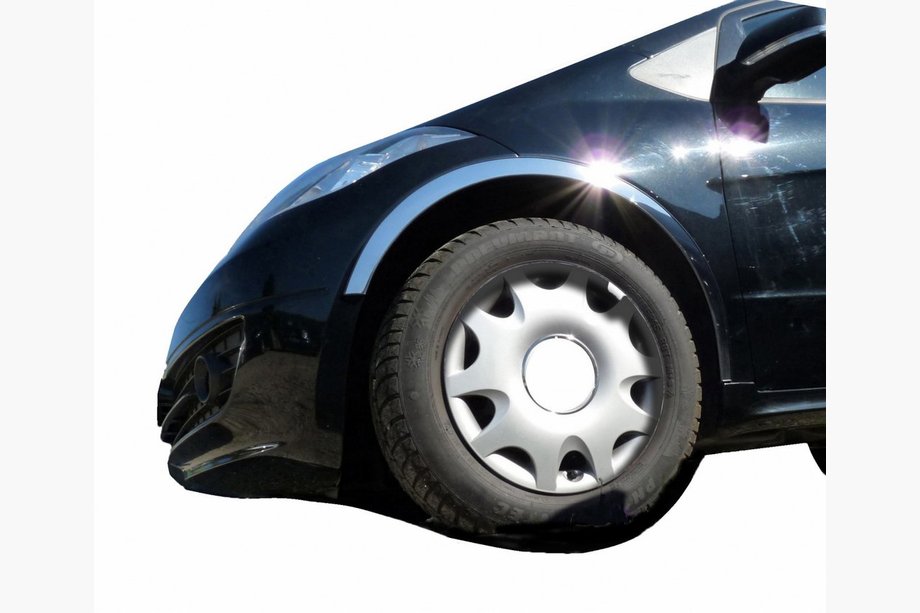 Mercedes A-class W169 2004-2012 Radlaufleisten Edelstahl (4 Stk) Image