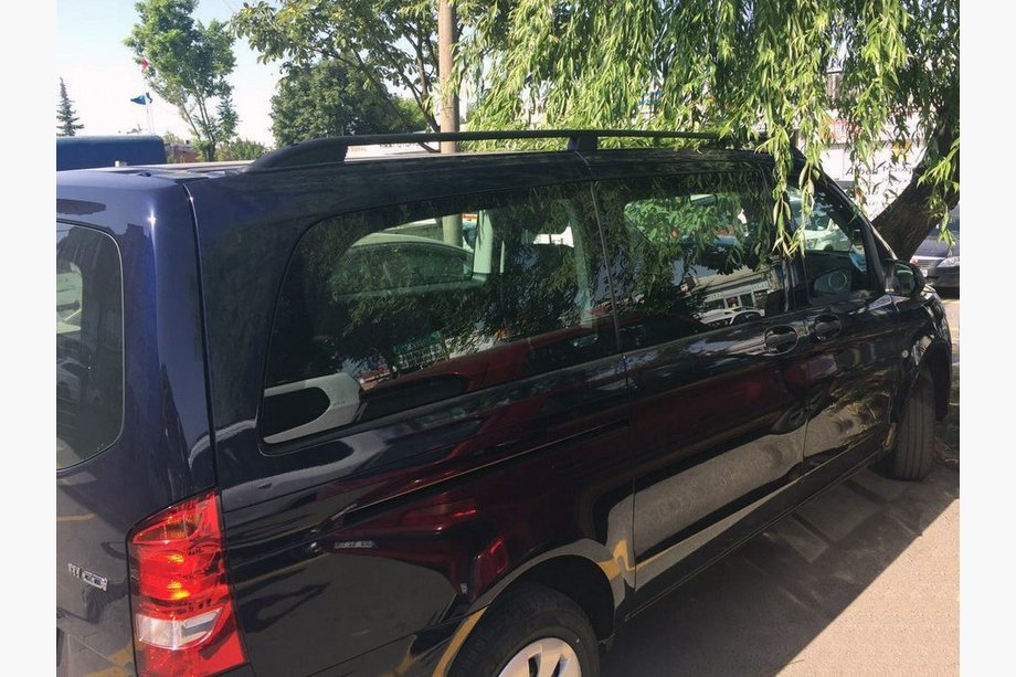 Mercedes Vito/V-class W447 2014- Dachreling Skyport (schwarz) Mittlerer Radstand (LONG) Image