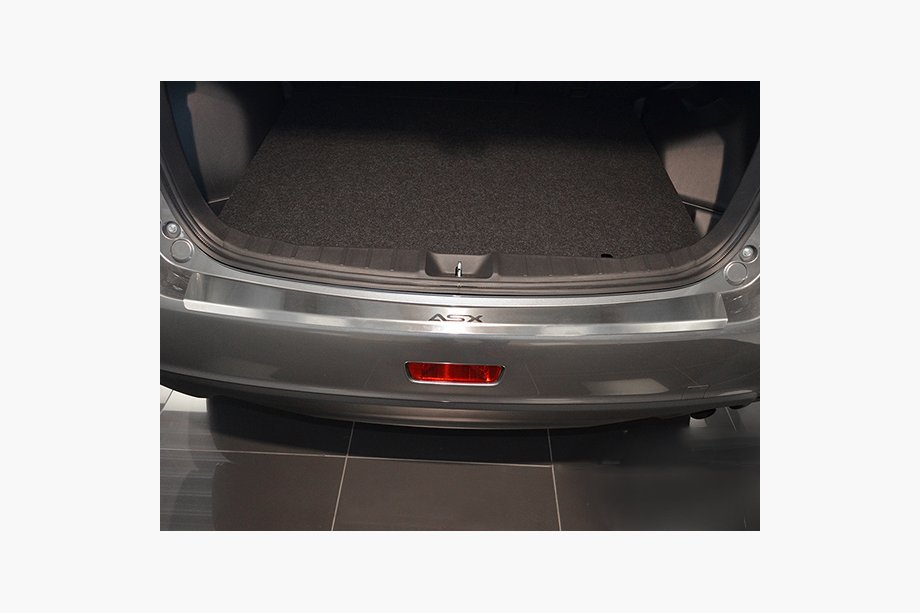 Mitsubishi ASX 2010-2023 Heckstoßstangenschutz mit Kante Nataniko (Edelstahl) Image