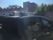 Mitsubishi L200 2006-2015 Schwarze Dachreling mit Querträgern Foto 2