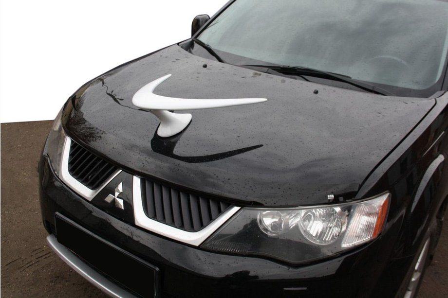 Mitsubishi Outlander 2006-2012 Heckspoiler Schwalbe (grundiert, lackierbar) Image
