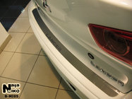 Mitsubishi Lancer X 2008- Heckstoßstangenschutz ohne Kante SD Nataniko (Edelstahl) Foto 1