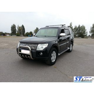 Frontbügel QT006 (Edelstahl) Mitsubishi Pajero Wagon III 1999-2006 Foto 2