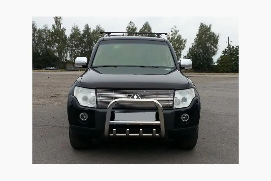 Mitsubishi Pajero Wagon IV 2006-2021 Frontbügel QT006 (Edelstahl) Image
