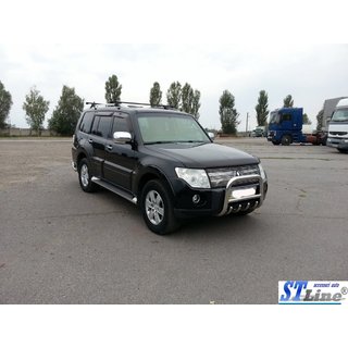 Frontbügel QT006 (Edelstahl) Mitsubishi Pajero Wagon III 1999-2006 Foto 3