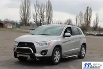 Mitsubishi ASX 2010-2023 Trittbretter Allmond Grey (2 Stk., Alu) Foto 2