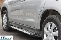 Mitsubishi ASX 2010-2023 Trittbretter Allmond Grey (2 Stk., Alu) Foto 3