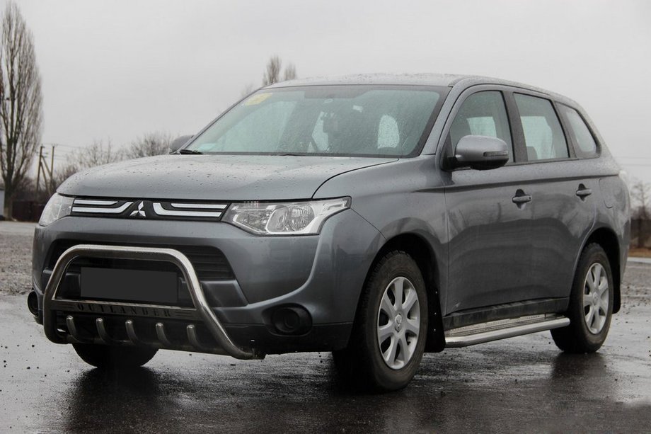 Mitsubishi Outlander 2012-2021 Frontbügel WT004 (Edelstahl) Image