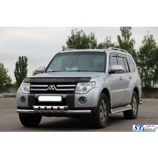 Frontschutzbügel ST015 (Edelstahl) Mitsubishi Pajero Wagon III 1999-2006 Foto 2