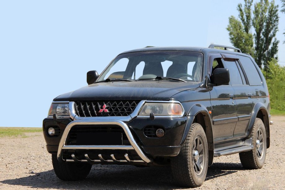Mitsubishi Pajero Sport 1996-2007 Frontbügel WT003 (Edelstahl) Image