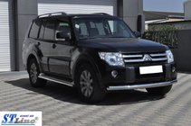 Mitsubishi Pajero Wagon III 1999-2006 Frontschutzbügel ST008 (Edelstahl) Foto 4