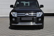 Mitsubishi Pajero Wagon IV 2006-2021 Frontschutzbügel ST014 (Edelstahl) Foto 1