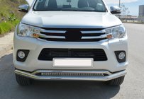 Toyota Hilux 2015- Frontbügel Doppel Vegas (2015-2020, Edelstahl) d70/42 mm Foto 1