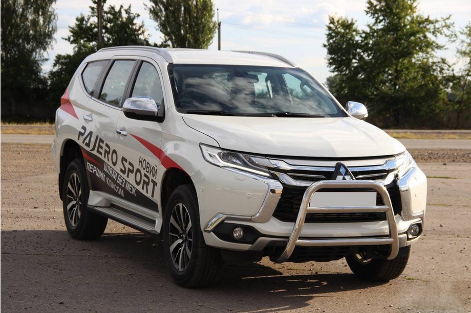 Mitsubishi Pajero Sport 2015- Frontbügel WT022 Edelstahl Image