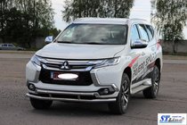 Mitsubishi Pajero Sport 2015- Frontschutzbügel ST016 (Edelstahl) Foto 2