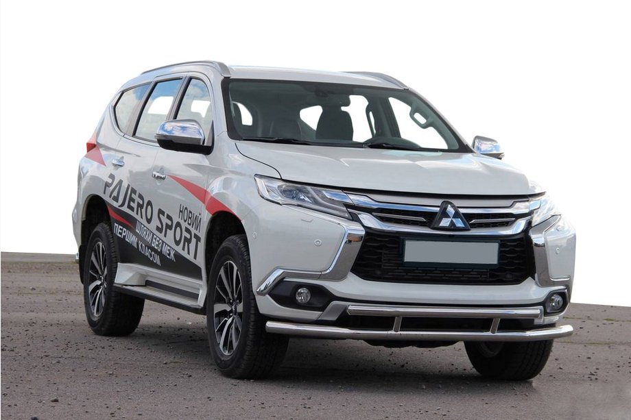 Mitsubishi Pajero Sport 2015- Frontschutzbügel ST016 (Edelstahl) Image