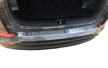 Hyundai Tucson TL 2016-2021 Heckstoßstangenabdeckung OmsaLine 2016-2018 Edelstahl Foto 1