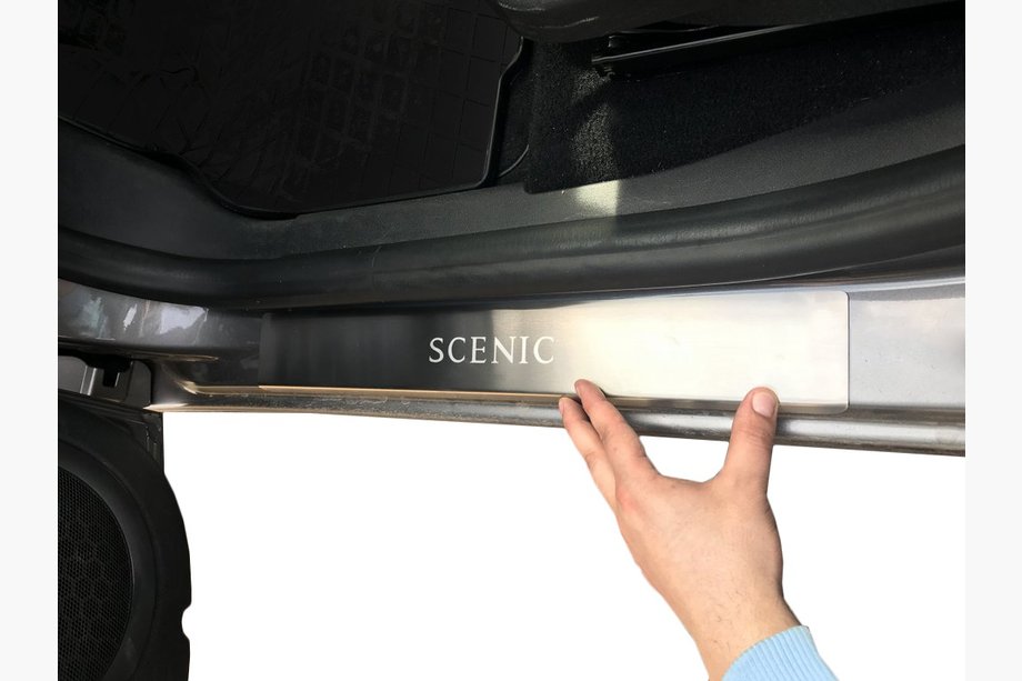 Renault Scenic/Grand 2009-2016 Einstiegsleisten Abdeckungen Nataniko (4 Stk., Edelstahl) Image
