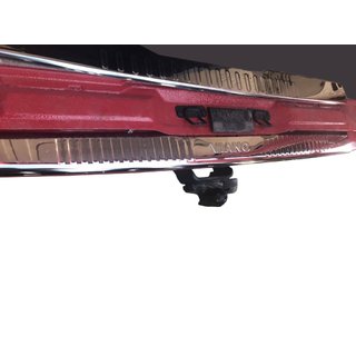 Heckstoßstangenschutz mit Kante (Omsa, Edelstahl) Mercedes Viano 2004-2014 Foto 1
