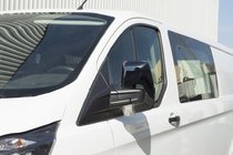 Ford Custom 2013-2022 Spiegelabdeckungen Schwarz Chrom (2 Stk., Kunststoff) Foto 1