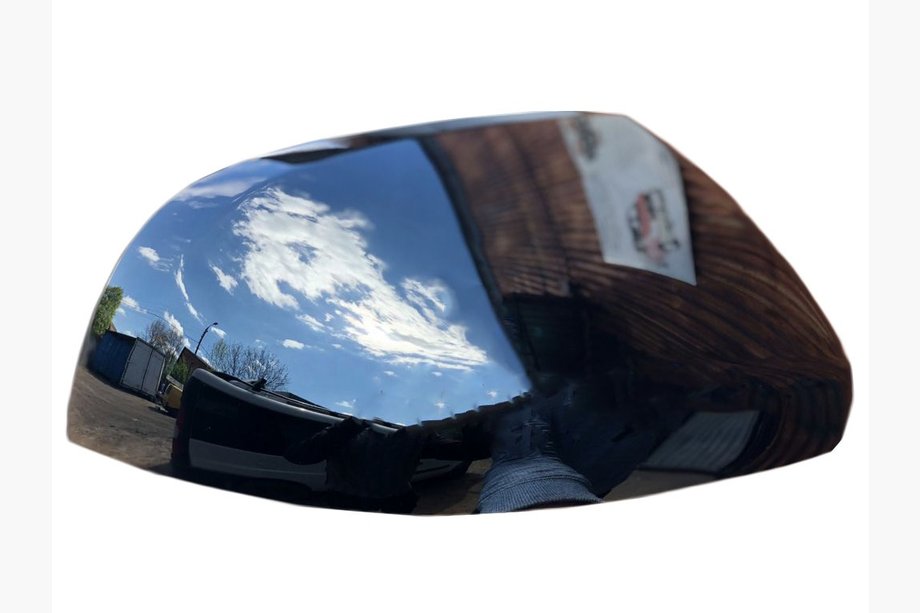 Mercedes Vito/V-class W447 2014- Spiegelabdeckungen Schwarz Chrom (2 Stk., ABS) Image