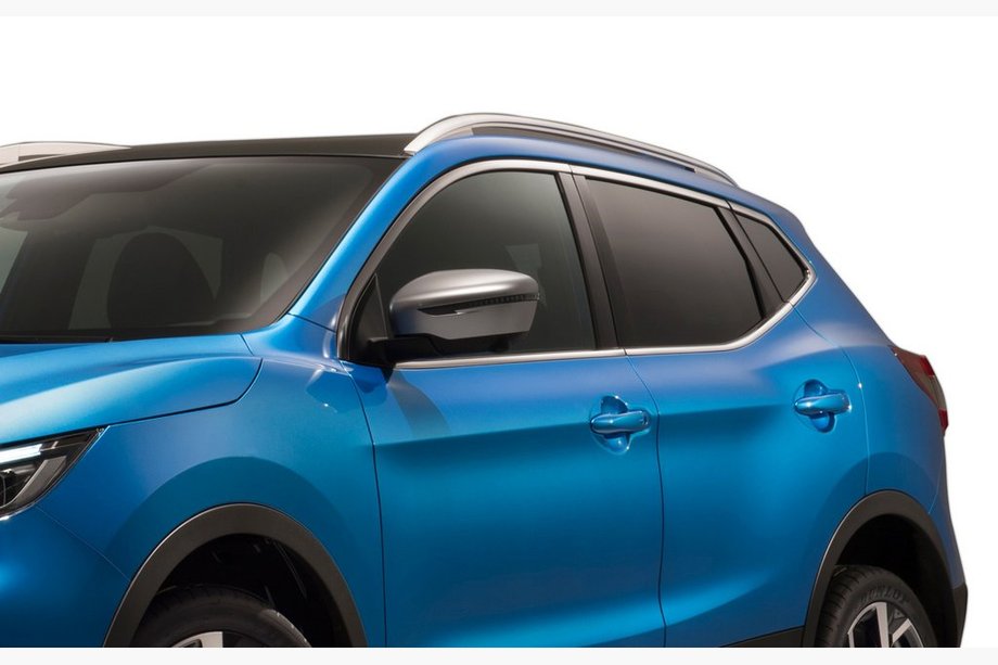 Nissan X-trail T32/Rogue 2014-2021 Spiegelabdeckungen Grau Matt (2 Stk., Kunststoff) Image