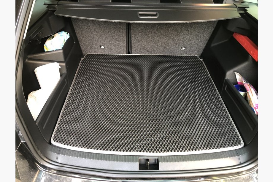 Skoda Fabia 2014-2021 Kofferraummatte (HB, EVA, Schwarz) Image