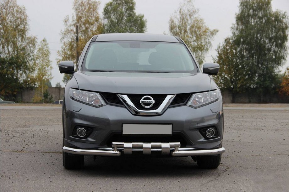 Nissan X-trail T32/Rogue 2014-2021 Frontschutzbügel ST009-15 (Edelstahl) Image