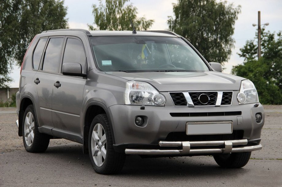 Nissan X-trail T31 2007-2014 Frontschutzbügel ST015/2 (Edelstahl) Image