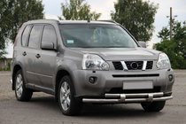 Nissan X-trail T31 2007-2014 Frontschutzbügel ST015/2 (Edelstahl) Foto 1
