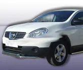 Nissan Qashqai 2010-2014 Front Doppelbügel ST014 (Edelstahl) Foto 3
