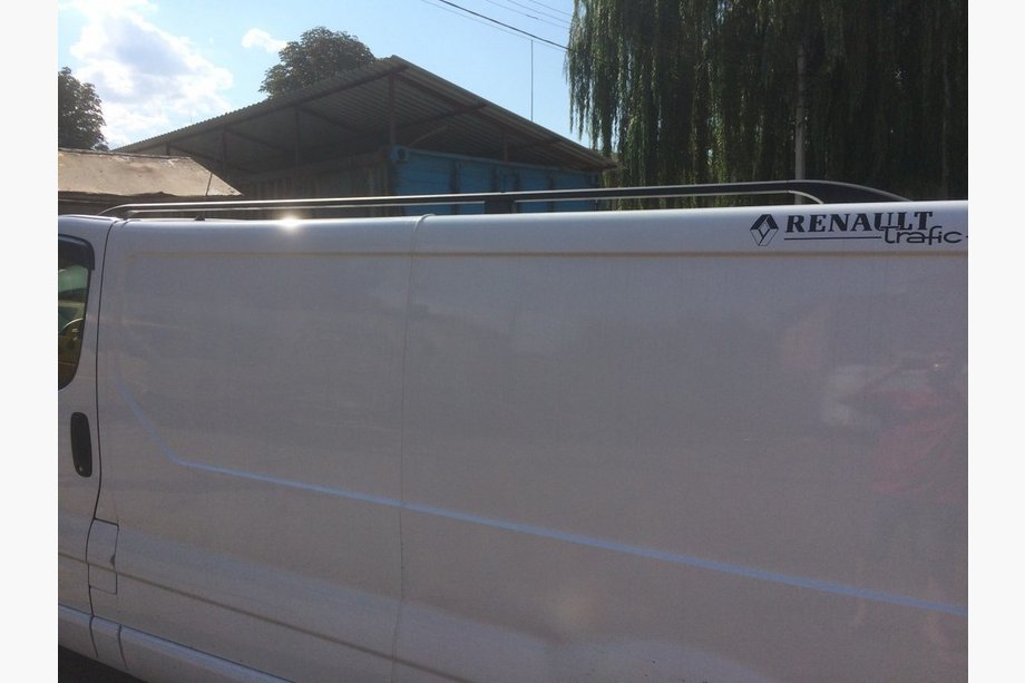 Nissan Primastar 2002-2014 Dachreling Schwarz Lange Basis, Kunststofffüße Foto 8