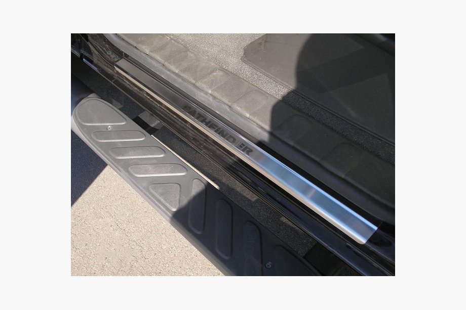 Nissan Pathfinder R51 2005-2014 Einstiegsleisten Abdeckungen Nataniko (4 Stk., Edelstahl) Image
