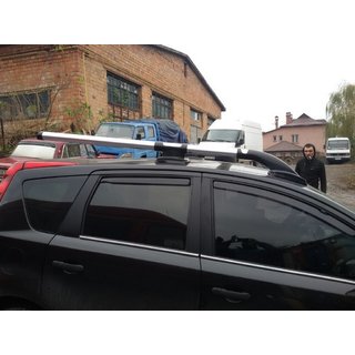 Dachreling Shark (2 Stk) Nissan Note 2004-2012 Foto 4