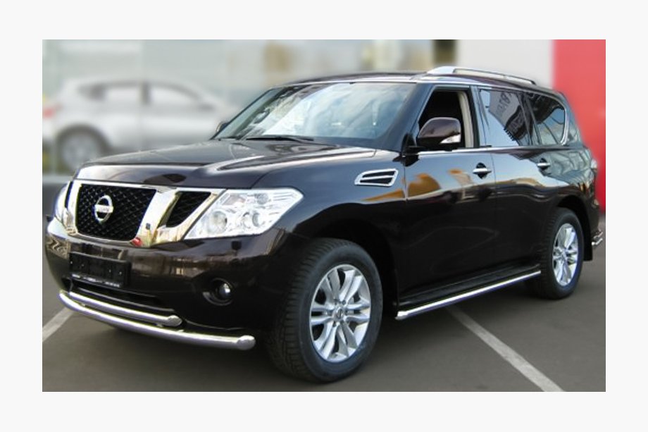 Nissan Pathfinder R51 2005-2014 Vordere Doppelstoßstange aus Edelstahl Image