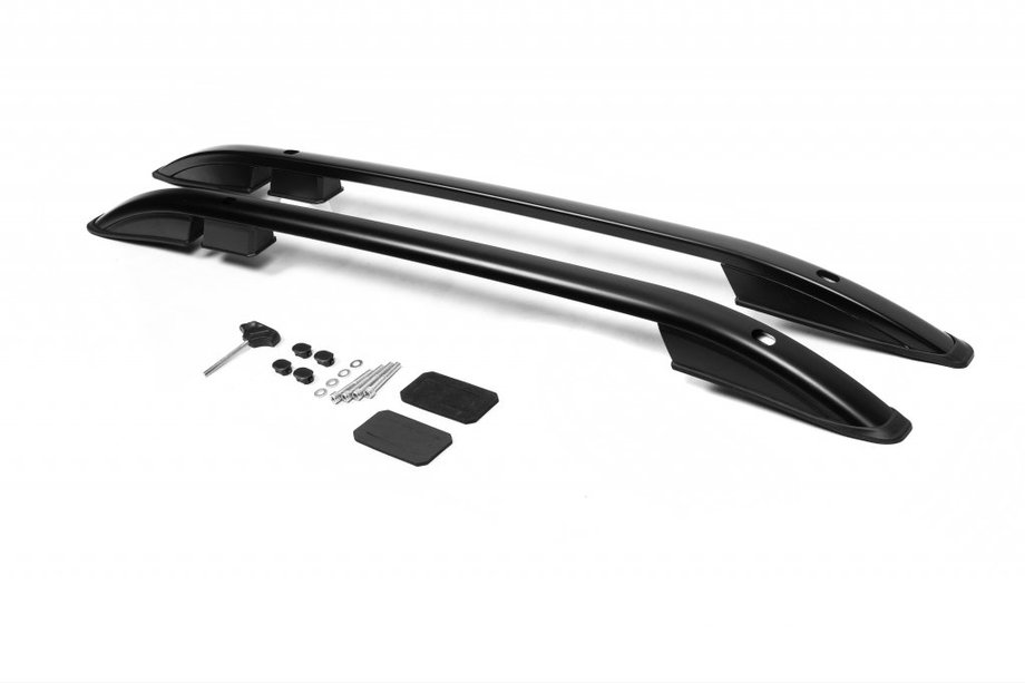 Fiat Fullback 2016- Dachreling Skyport Schwarz (2 Stk) Image