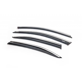Windabweiser mit Chromleiste LiftBack (4 Stk, Niken) Foto 3