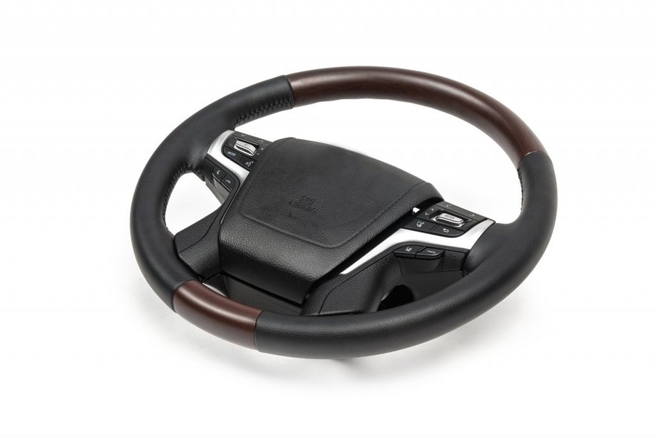 Toyota Land Cruiser 200 2007-2021 Lenkrad komplett (Dunkelholz) Image