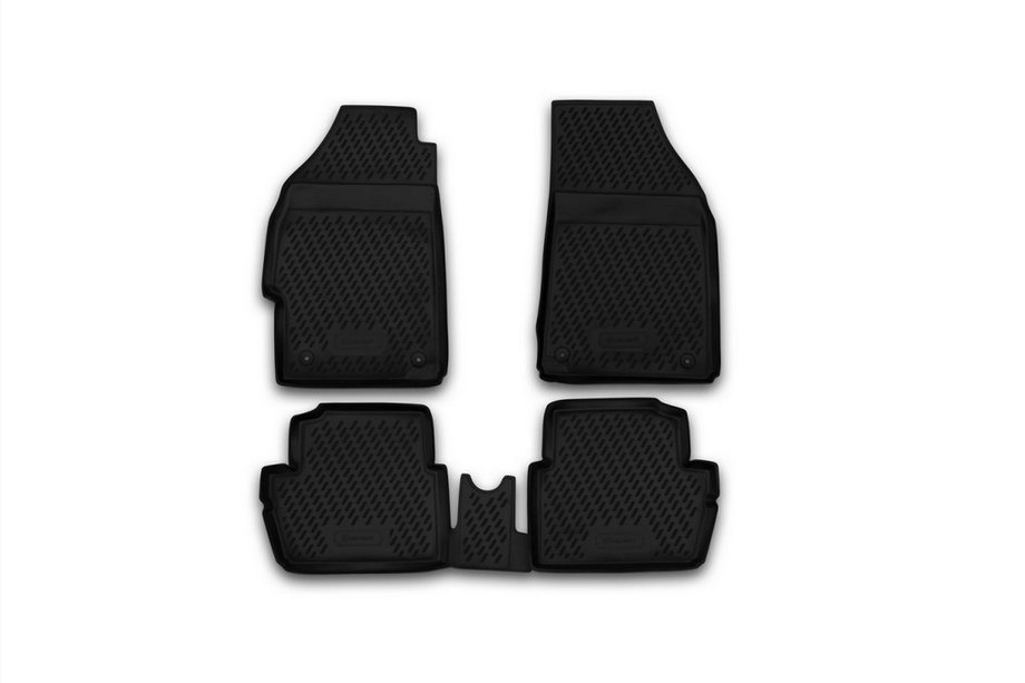 Chevrolet Spark 2009-2015 Gummimatten Innenraum (4 Stk, Novline) Variante 2 Image