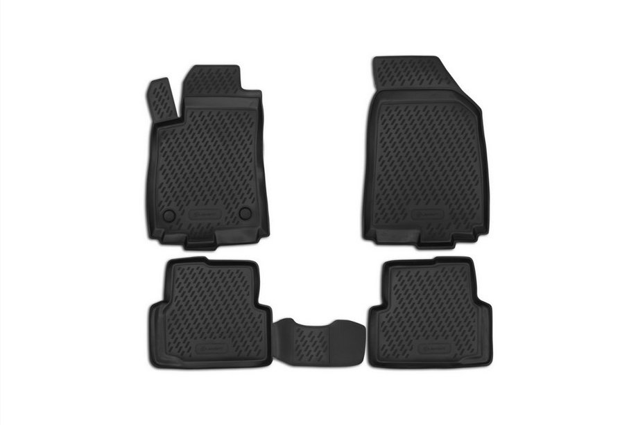 Chevrolet Aveo T300 2011-2020 Gummimatten für den Innenraum (4 Stk, Novline) Image