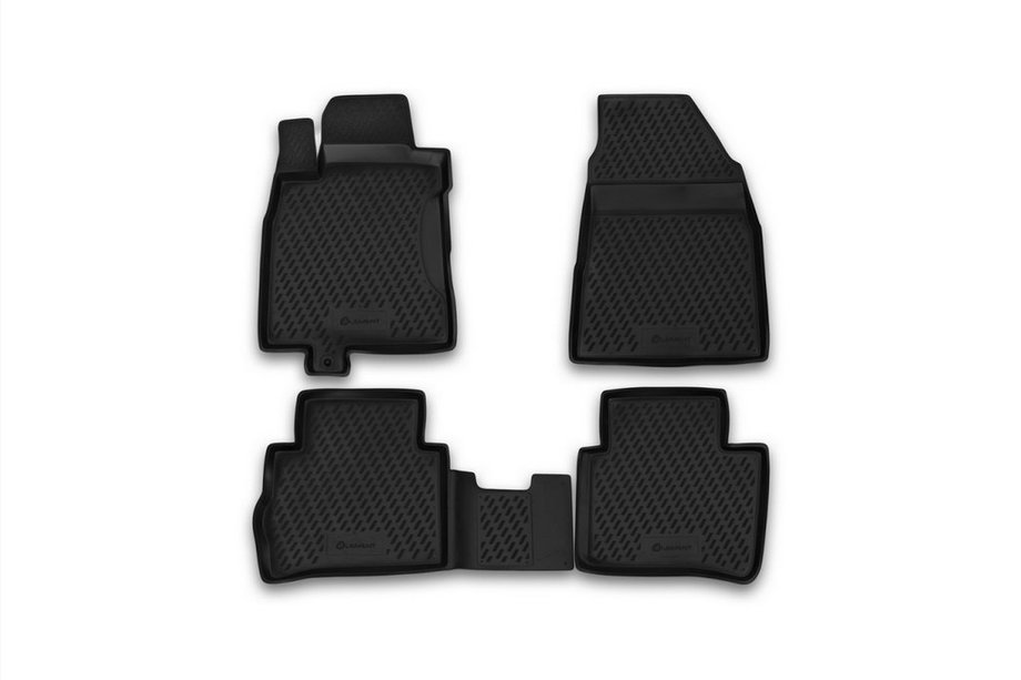 Nissan Tiida 2004-2011 Gummimatten Innenraum (4 Stk, Novline) Variante 2 Image