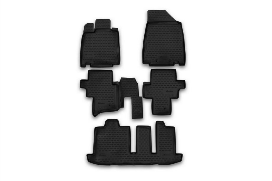 Nissan Pathfinder R52 2012-2021 (2014↗) Gummimatten für den Innenraum (5 Stk, Novline) Image