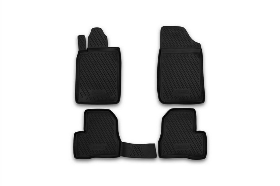 Peugeot 206 1998-2024 Gummimatten für den Innenraum (4 Stk, Novline) Image
