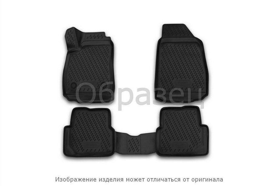 Suzuki Grand Vitara 2005-2017 Gummimatten für den Innenraum (4 Stk, Novline) 5D Image
