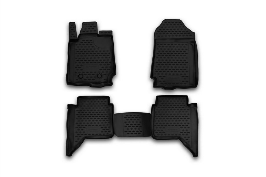 Ford Ranger 2011–2022 Gummimatten Innenraum (4 Stk, Novline) 4D Image