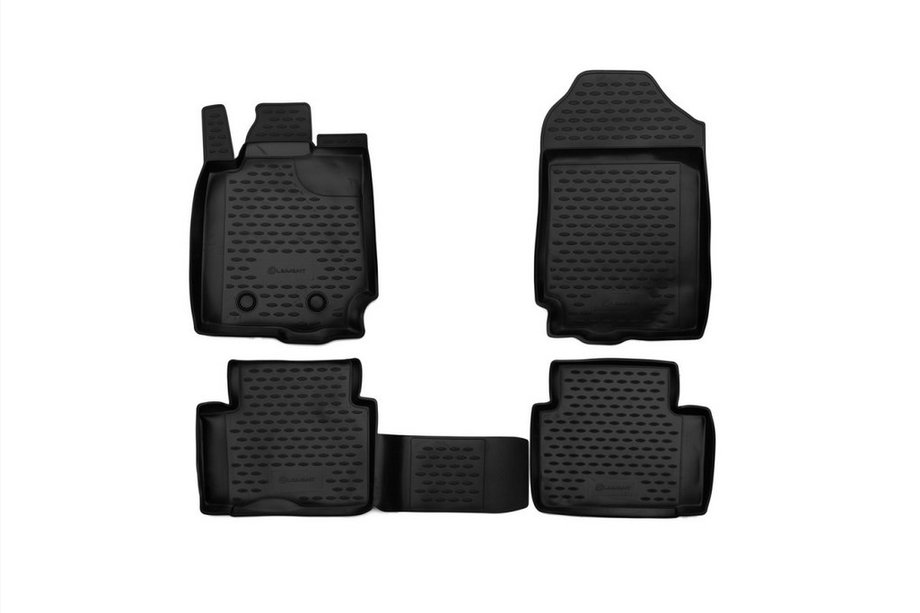 Ford Ranger 2011–2022 Gummimatten Innenraum (4 Stk, Novline) 2D Image