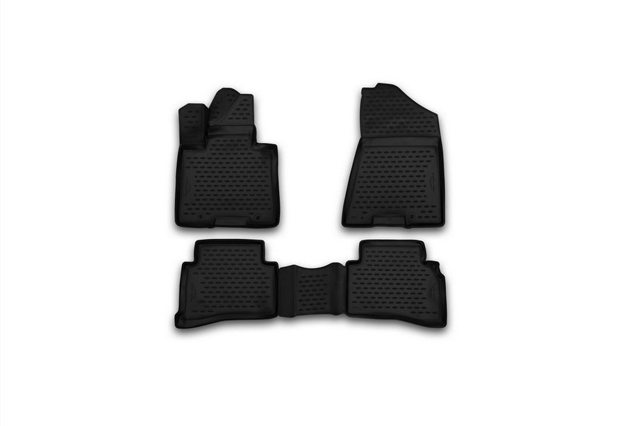 Hyundai Santa Fe 4 2018-2023 3D Gummimatten für Innenraum (4 Stk, Novline) Einführung Image