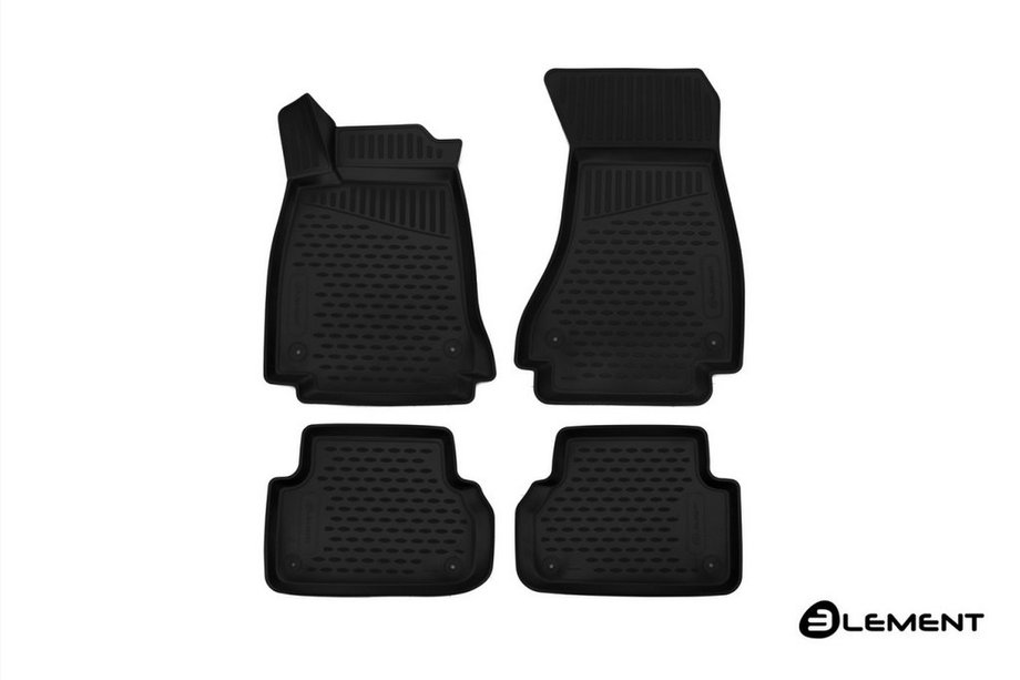 Audi A4 B9 2015-2024 3D Gummimatten für Innenraum (4 Stk, Novline) SD/Avant/Allroad Image